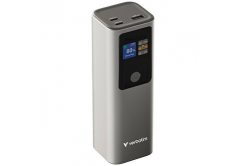 Verbatim 32269 powerbanka s displejom, Charge ,n, Go, 32269, 27000mAh, sivá