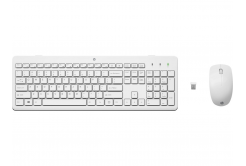 HP 230 klávesnice a myš/bezdrátová/white CZ/SK