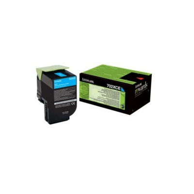 Lexmark 70C2XCE azúrový (cyan) originálny toner