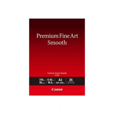 Canon Premium Fine Art Smooth 1711C013, 310 g/m2, A3, 25ks, matný, atramentový, biely, foto papier
