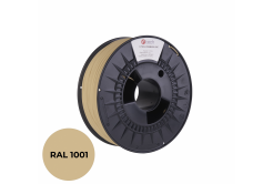 C-Tech 3DF-P-PLA1.75-1001 3D filament, PREMIUM LINE, PLA, béžová, RAL1001, 1,75mm, 1kg