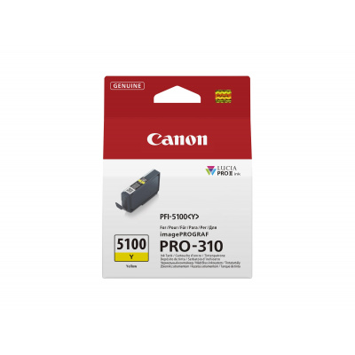 Canon PFI-5100 Y 6955C001 žltá (yellow) originálna cartridge