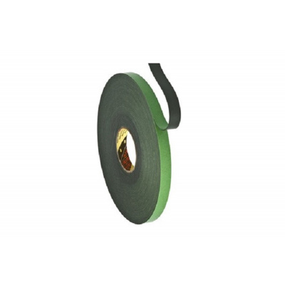 3M 9508B Montážna penová obojstranná páska, čierna, 19 mm x 66 m