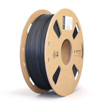 Gembird 3DP-PLA-01-MTBK, 3D filament, PLA Matte, 1,75mm, 1000g, Čierny (Black)