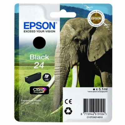 Epson T24214012, T2421 čierna (black) originálna cartridge
