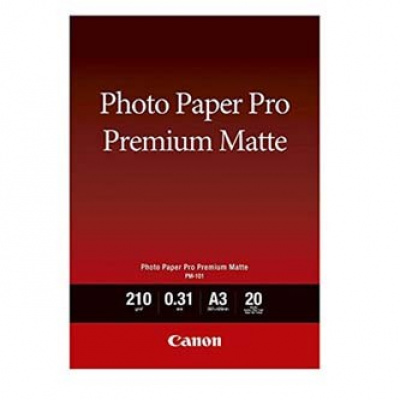 Canon paper premium Matte Photo 8657B006, 210 g/m2, A3, matný, atramentový, biely, foto papier