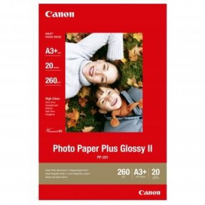 Canon Photo Paper Plus Glossy, foto papír, lesklý, bílý, A3+, 275 g/m2, 20 ks, PP-201 A3+, inko