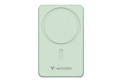 Verbatim 32226 power banka s bezdrôtovým nabíjaním, 5V, 5000mAh, zelená