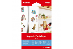 Canon Magnetic Photo Paper, foto papír, lesklý, bílý, Canon PIXMA, 10x15cm, 4x6", 670 g/m2, 5 ks, 3634C002, nespecifikováno
