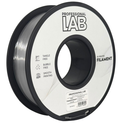 Professional Lab FG-P32-E1, 3D filament, PETG, 1,75mm, 1000g, Priesvitný (Transparent)