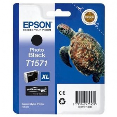 Epson C13T15714010 photo čierna (photo black) originálna cartridge