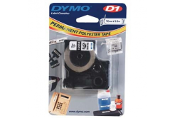 Dymo D1 16959, S0718060, 12mm x 5.5m, čierna tlač/biely podklad, originálná páska