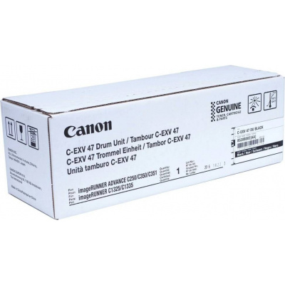 Canon originálny valec CEXV 47, black, 8520B002, 39000 str., Canon imageRUNNER C250i, C350iF, C351iF
