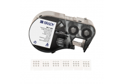 Brady M4-7-498 / 170787, 12.70 mm, Vinyl, čierna tlač / biely podklad