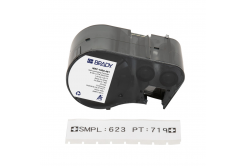 Brady M5C-1000-461 / 170876, 25.40 mm x 7.62 m, Polyester, čierna tlač / biely podklad
