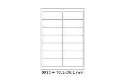 Samolepiace etikety 99,1 x 38,1 mm, 14 etikiet, A4, 100 listov