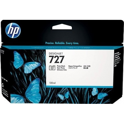 HP 727 C1Q12A matná čierna (matte black) originálna cartridge