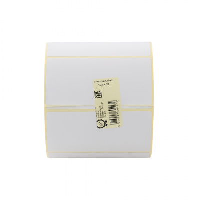 Brother LDE1E050102127P, 102mm x 50mm, originálny biele papierové štítky, 1500 etiket