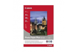 Canon Photo Paper Plus Semi-Glossy, foto papír, pololesklý, saténový, bílý, 10x15cm, 4x6", 260 g/m2, 5 ks, 1686B072, inkoustový