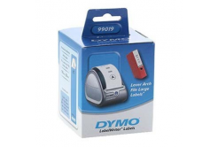 Dymo 99019, S0722480, 190mm x 59mm, biele papierové štítky na široké zaraďovače