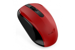 Genius Myš NX-8008S 31030028401, 1200DPI, 2.4 [GHz], optická, 3tl., bezdrátová USB, červená, 1 ks AA
