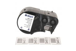 Brady M5-31-7425 / 170846, 38.10 mm, Polypropylene, čierna tlač / biely podklad