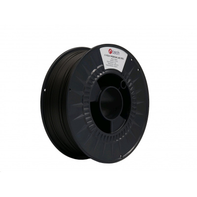 C-Tech 3DF-P-PETG1.75-CRB 3D filament, PREMIUM LINE, PETG, 1,75mm, 1000g, Karbonový čierny (Carbon)