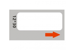 Niimbot štítky RP A2A68601201, 12x30mm 210ks White pre D11 a D110