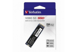 Verbatim 49362 Vi560, SSD Interný disk, 256GB, SATA III, 560 MB/s-R, 460 MB/s-W, čierny