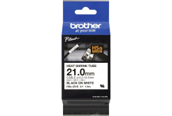 Brother HSe-251E Pro Tape, 21 mm x 1.5 m, čierna tlač / biely podklad , originálna páska
