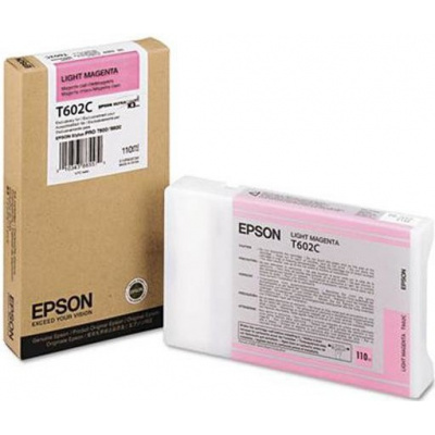 Epson T602C00 svetlo purpurová (light magenta) originálna cartridge