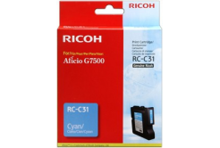 Ricoh 405505 azúrová (cyan) originální gelová náplň