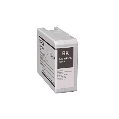 Epson SJIC55-BK C13T58C140 pre ColorWorks, čierna (black) originálna cartridge