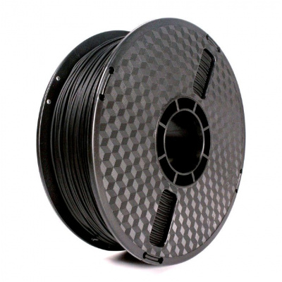 Gembird 3DP-PLA-FL-01-BK, 3D filament, PLA flexibilná, 1,75mm, 1000g, Čierny (Black)