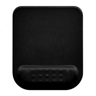 Powerton ERGO DARK EDITION Podložka pod myš a zápěstí z paměťově pěny, černá