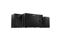 Genius reproduktory SW-2.1 350 31730037401, 2.1, 15W, černé, ovládací panel, ovládaní basů a výšek, 3,5 mm jack, 40Hz~20kHz