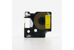 Kompatibilná páska s Dymo 53718, S0720980, 24mm x 7m, čierny tisk / žltý podklad