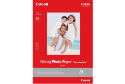 Canon Glossy Photo Paper, foto papír, lesklý, GP-501, bílý, A4, 210 g/m2, 20 ks, 0775B082, inkoustový