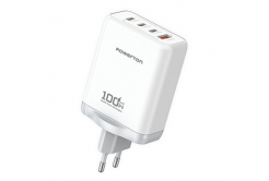 Powerton ENERGY QUANTIX Sieťový adaptér 100W, 4 porty, 3x USB-C, 1x USB-A
