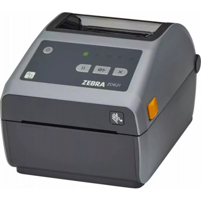 Zebra ZD621d ZD6A042-D4EF00EZ DT, 8 dots/mm (203 dpi), label printer, RTC, USB, USB Host, RS232, BT (BLE), Ethernet, cutter, grey (Successor GC420t)