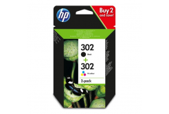 HP 302, X4D37AE multipack originálna cartridge