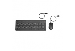 HP 150 Set klávesnica a myš káblová (USB) CZ, čierna