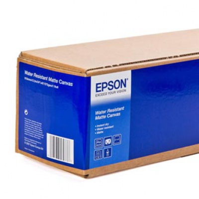 Epson 610/12.2/WaterResistant Matte Canvas Roll, 610mmx12.2m, 24", C13S042014, 375 g/m2, papí