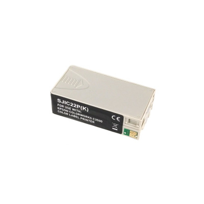Epson S020601, SJIC22P(K) pre ColorWorks, černá (black) kompatibilná cartridge
