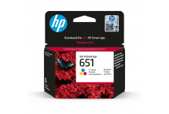 HP 651 C2P11AE#BHK farebná (CMY) originálna cartridge