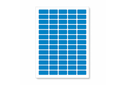 Samolepiace etikety 38 x 21,2 mm, 65 etiket, A4, 20 listov, modré