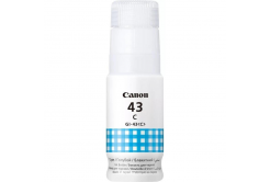 Canon GI-43 C 4672C001 azúrová (cyan) originálna atramentová náplň
