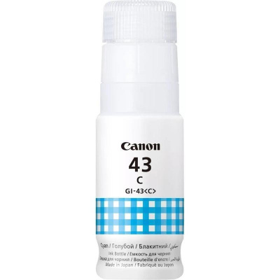 Canon GI-43 C 4672C001 azúrová (cyan) originálna atramentová náplň