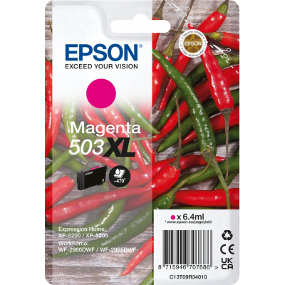 Epson 503XL T09R340 C13T09R34010 purpurová (magenta) originálna cartridge