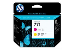 HP 771 CE018A purpurová/žltá (magenta/yellow) originálna tlačová hlava